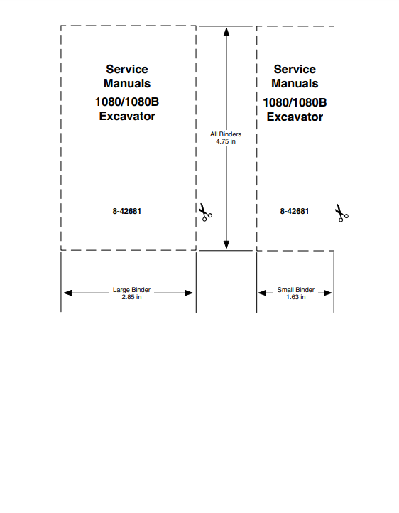 Case 1080, 1080B CRAWLER EXCAVATOR REPAIR SERVICE MANUAL Digital Download #8-42681